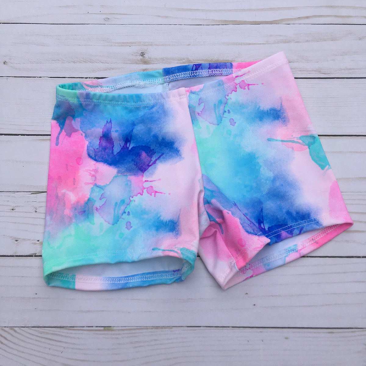 Paint Splatter Sleeveless Circle Back Leotard