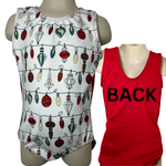 Load image into Gallery viewer, Girls Gymnastics Leotard Christmas Lights
