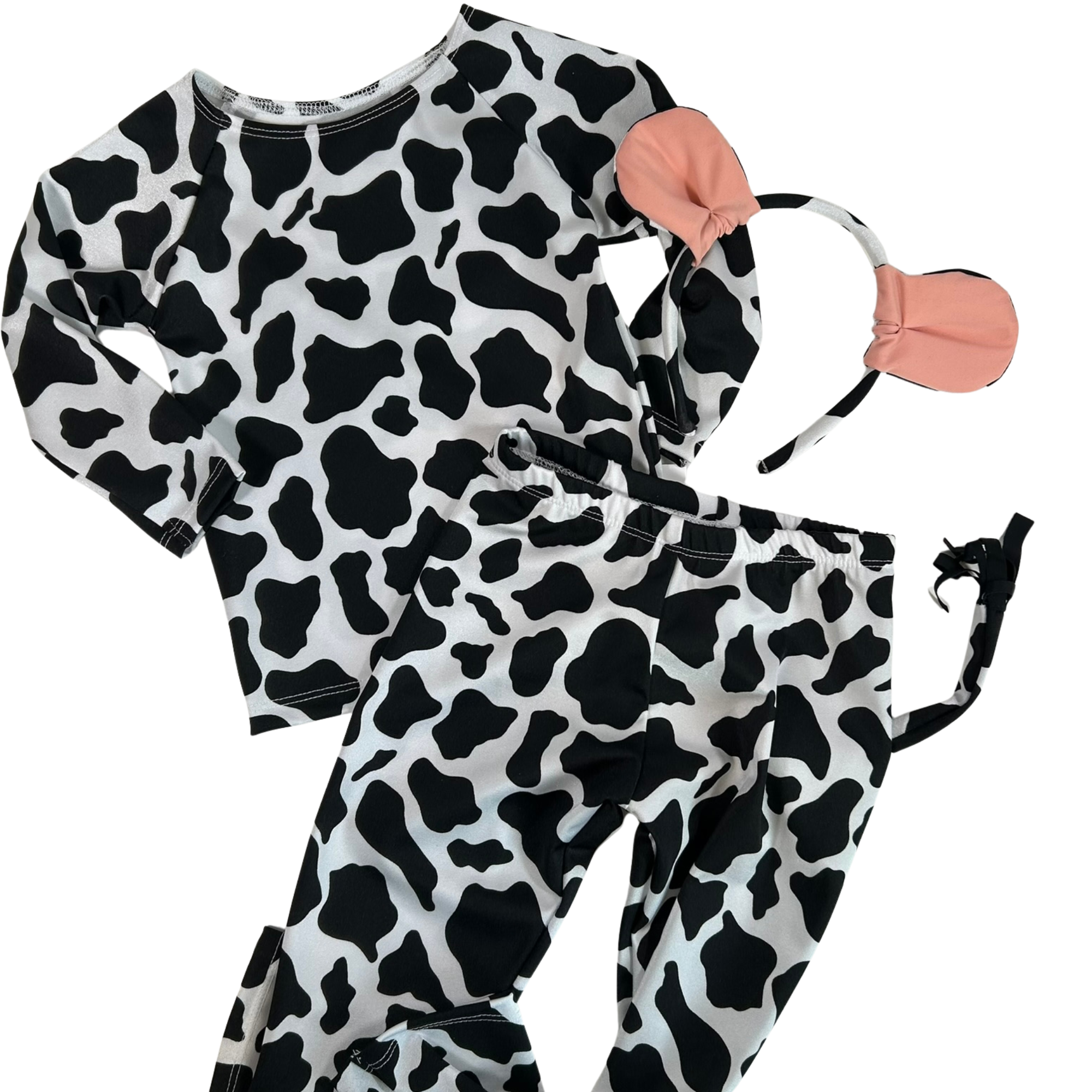 Costume COW Shirt Pants Kids Halloween Dress Up