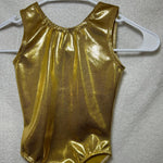 Load image into Gallery viewer, close up of shiny gold leotard
