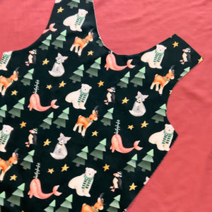 Girls Gymnastics Leotard Holiday Forest Animals