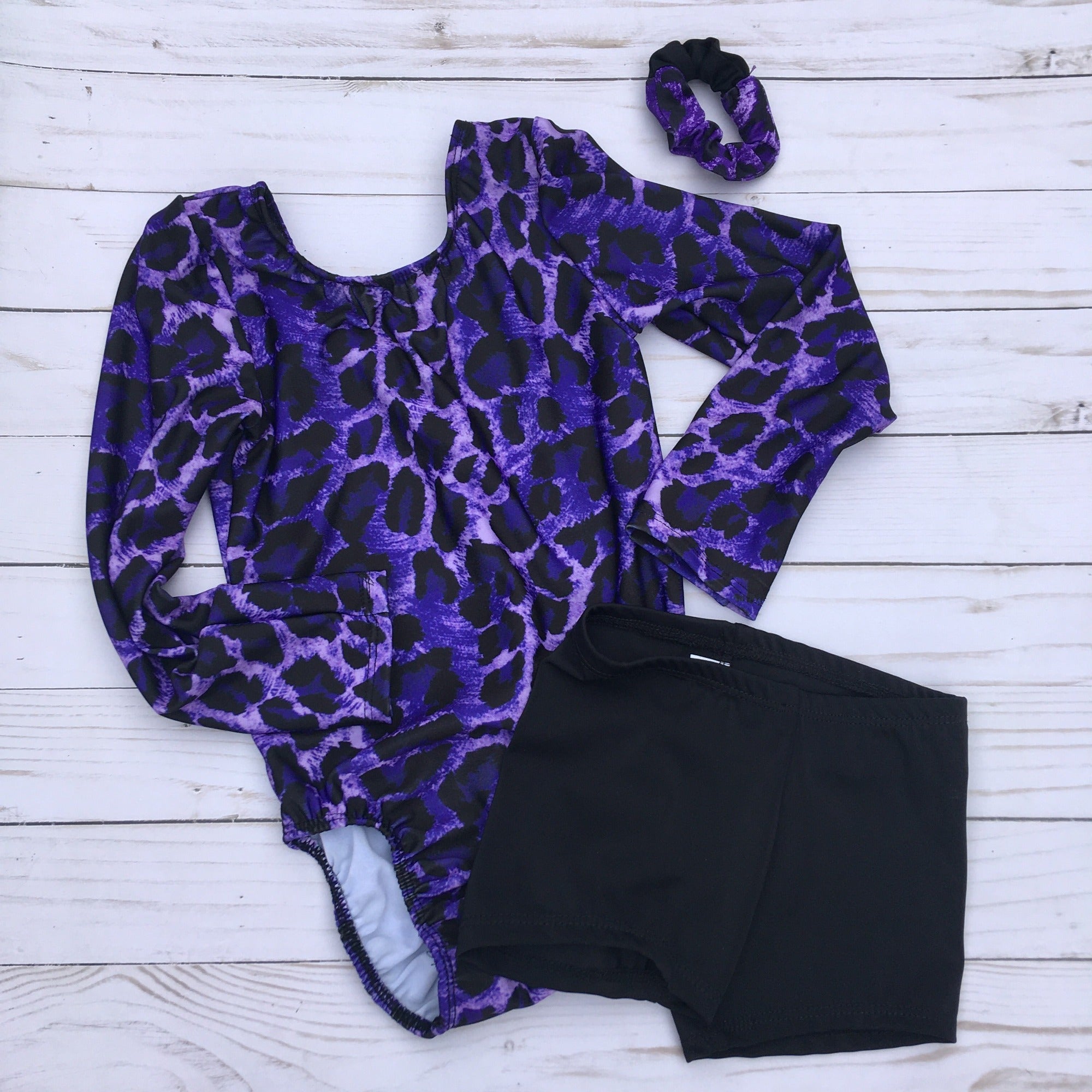 Lil' Bitty Long Sleeve Leotard and Short Sets Fall Collection