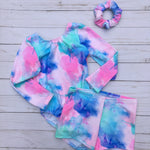 Load image into Gallery viewer, Lil&#39; Bitty Long Sleeve Leotard and Short Sets PASTELS
