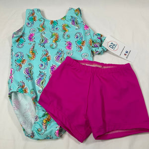 Girls 5/6 Gymnastics LEOTARD SETS A Ready to Ship
