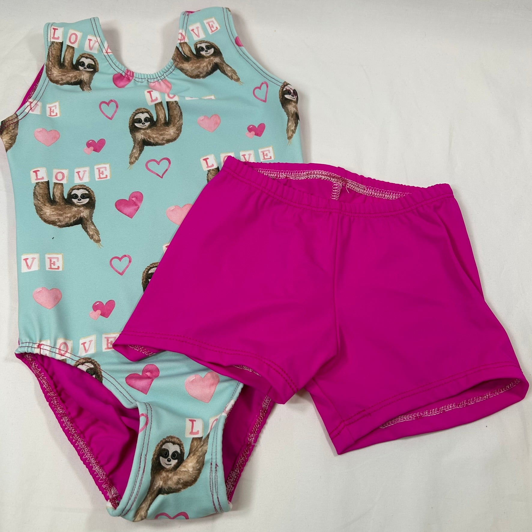 Girls 5/6 Gymnastics LEOTARD SETS A Ready to Ship