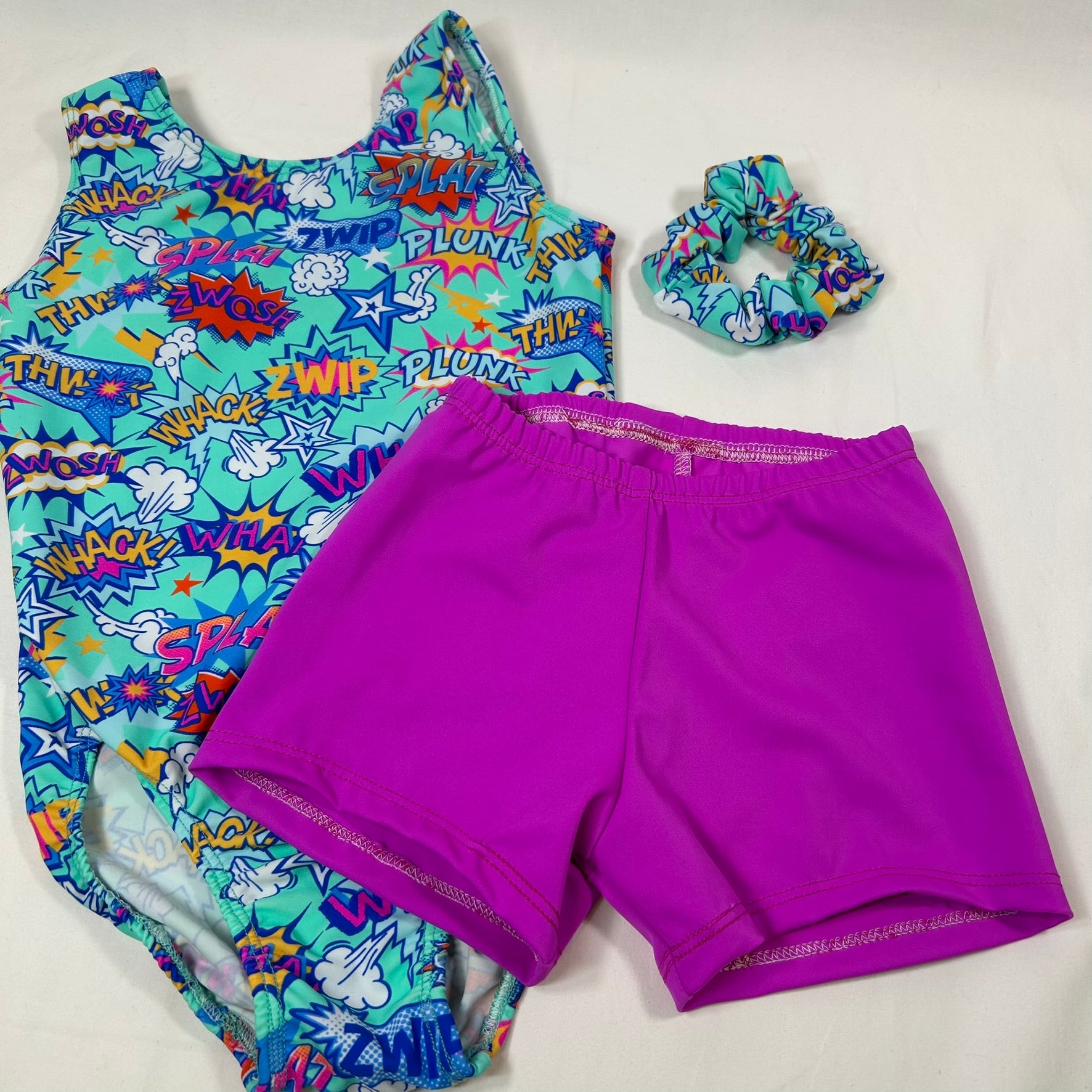 Girls 5/6 Gymnastics LEOTARD SETS A Ready to Ship
