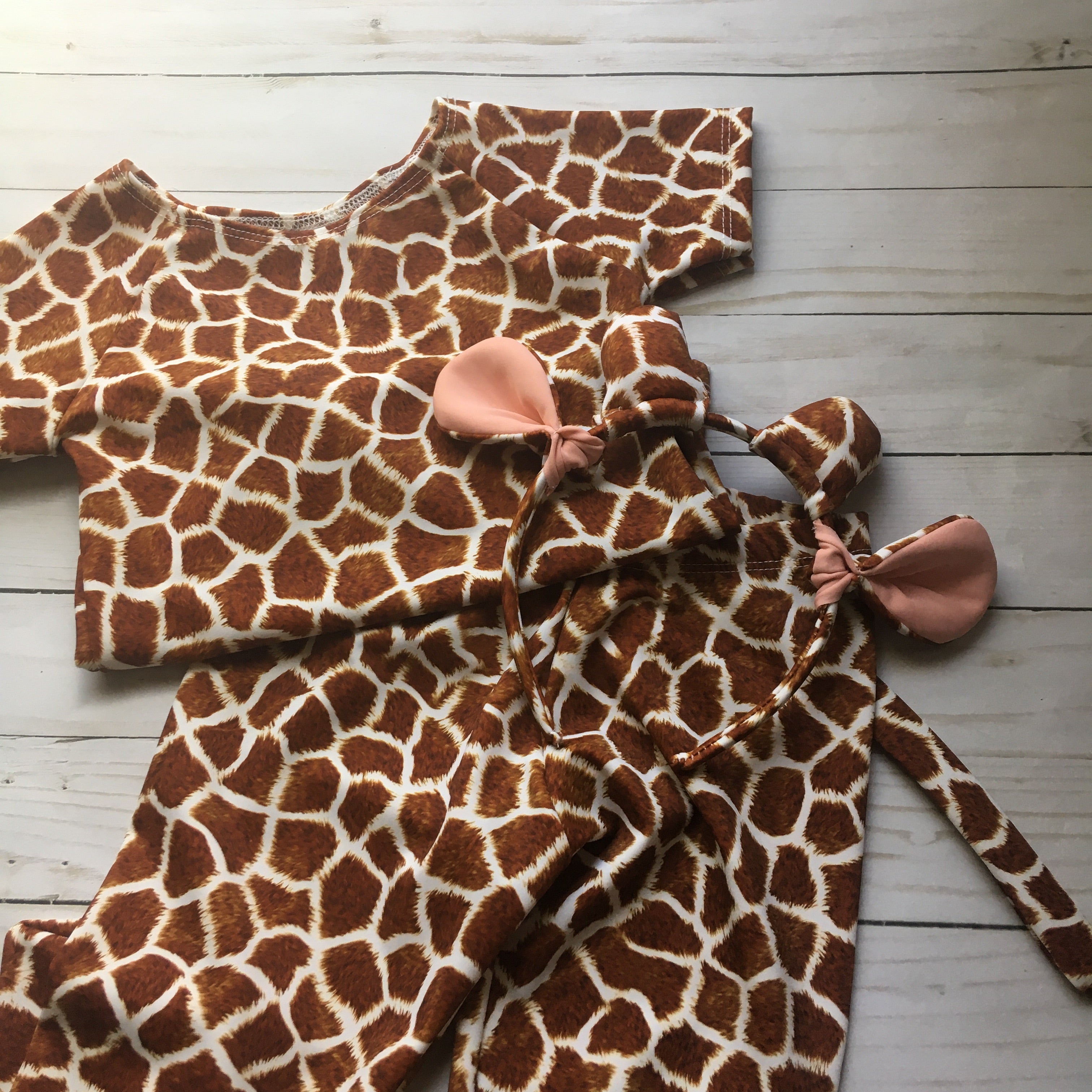 Costume GIRAFFE Shirt Pants Kids Halloween Dress Up