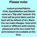 Load image into Gallery viewer, Custom Leotard Order SET 1
