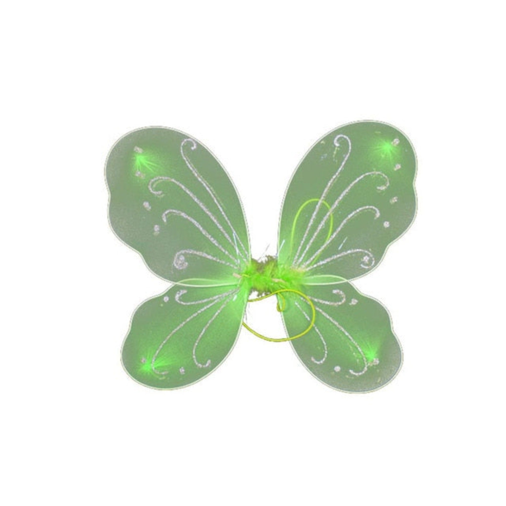 green fairy wings for child 2-8 years