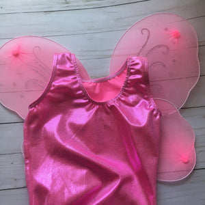 Pink Fairy Halloween Costume, Dress Up, Tank Leotard 0-3 months / Pink Scrunchie Pink Fairy Halloween Costume, Dress Up, Tank Leotard 0-3 months / Pink Scrunchie
