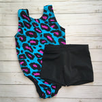 Load image into Gallery viewer, Lil&#39; Bitty Leotard &amp; Short Sets LEOPARD
