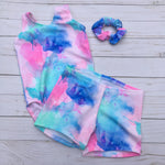 Load image into Gallery viewer, Pastel Splatter Leotard and Shorts
