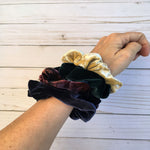 Load image into Gallery viewer, Gift Set 1 ~ Mystery Velvet Scrunchie set of 3
